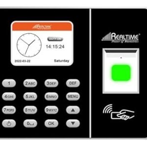 Realtime RS 9w with WiFi Attendance with Access Control System with User Validity and 12V Adapter
