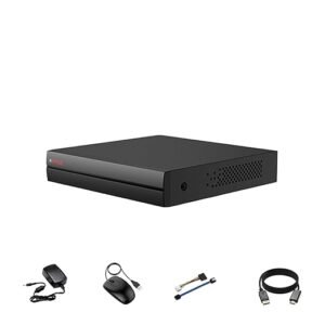 CP Plus 16CH 1080P/2.4MP Full HD Hybrid AI DVR H.265 Pro+ [Smart Motion Detection (Human/Vehicle) + Audio Recording + 5 in 1 (IP/HDTVI/HDCVI/AHD/CVBS)], Supports 16CH HD + 2CH IP Cameras & HDMI Cable